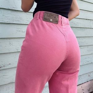 PINK VINTAGE ROCKIES JEANS